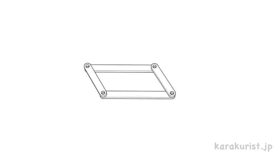 平行リンク機構【4節リンク】 からくりすと